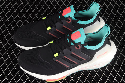 Adidas Ultra Boost 22 Black Turbo Mint Rush