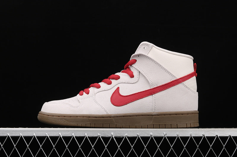 Nike SB Dunk High Pro Birch Hyper Red