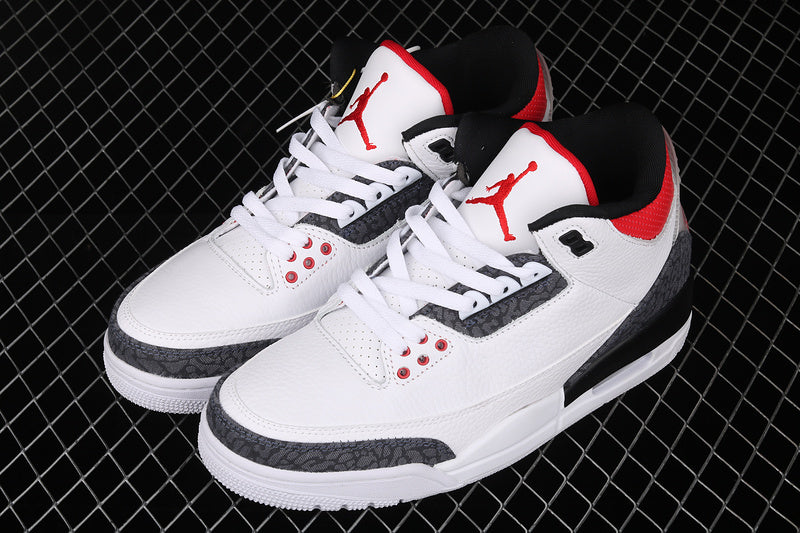 Jordan 3 Retro Fire Red Denim