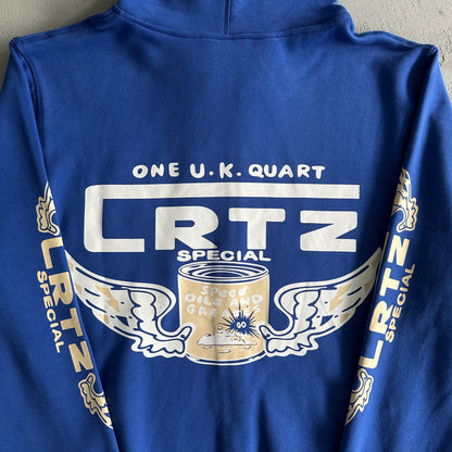 Corteiz Gasolina Double Zip Hoodie Royal Blue