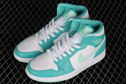 Jordan 1 Mid Washed Teal