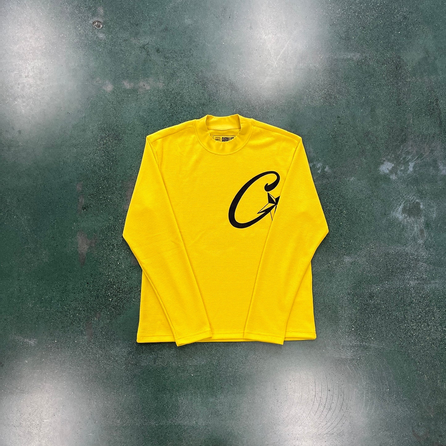 Corteiz C-Star Waffle Longsleeve Yellow