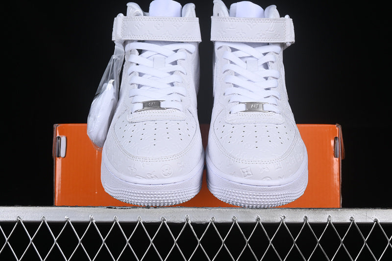 Nike Air Force 1 Mid Louis Vuitton By Virgil Abloh White