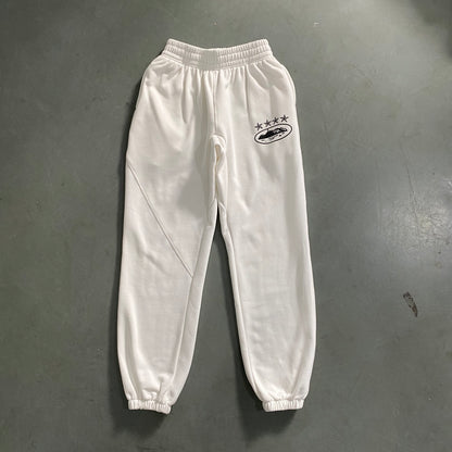 Corteiz 4Starz Alcatraz Sweatpants White