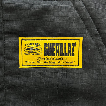 Corteiz Guerrillaz Quilted Vest Black