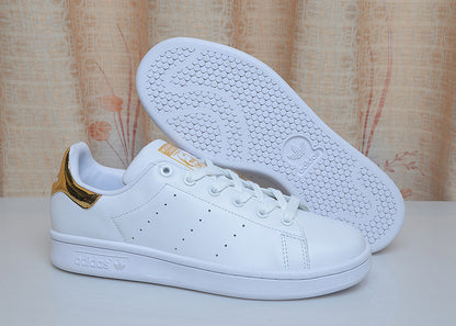 Adidas Stan Smith White Gold Metallic