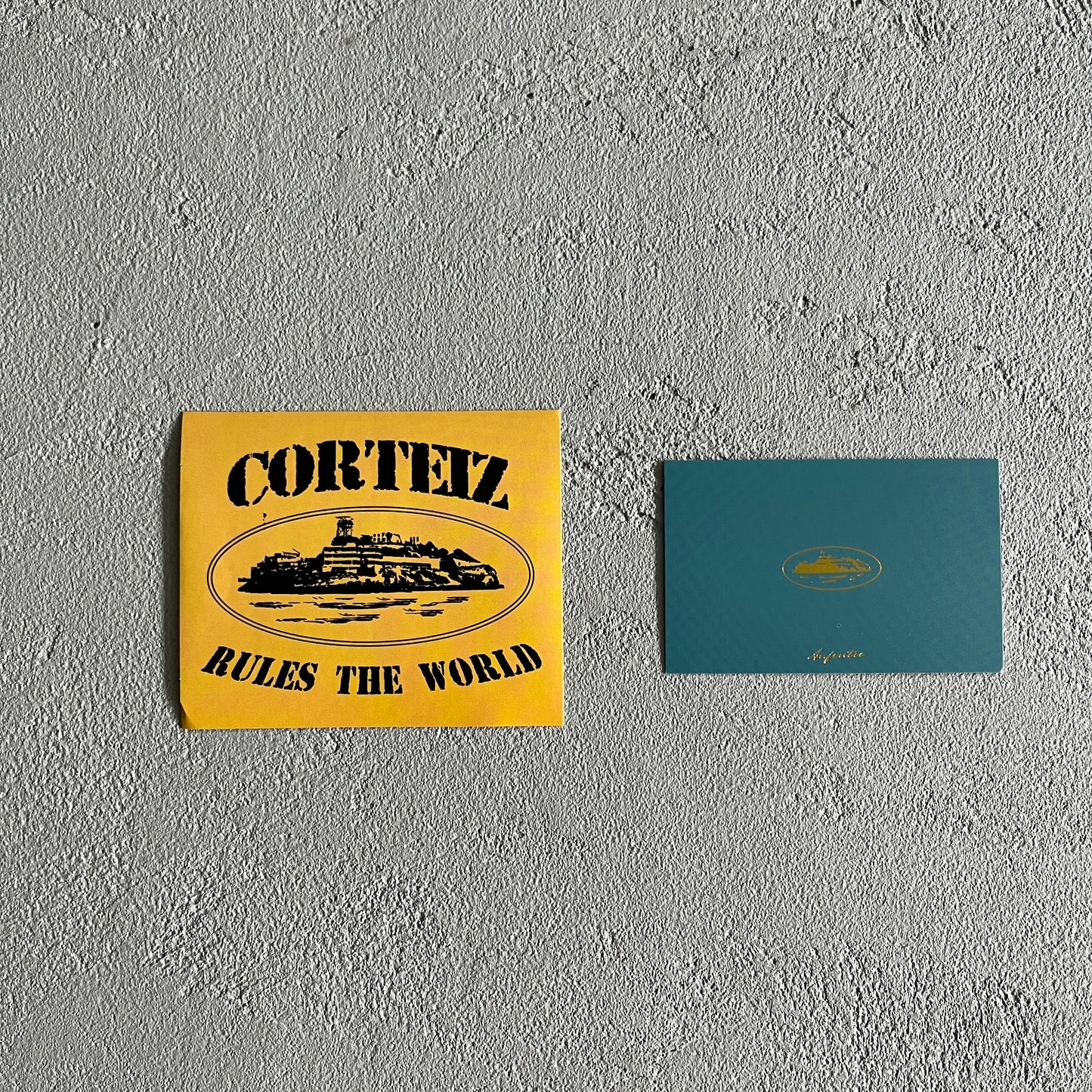 Corteiz VVS Leather Card Holder Yellow