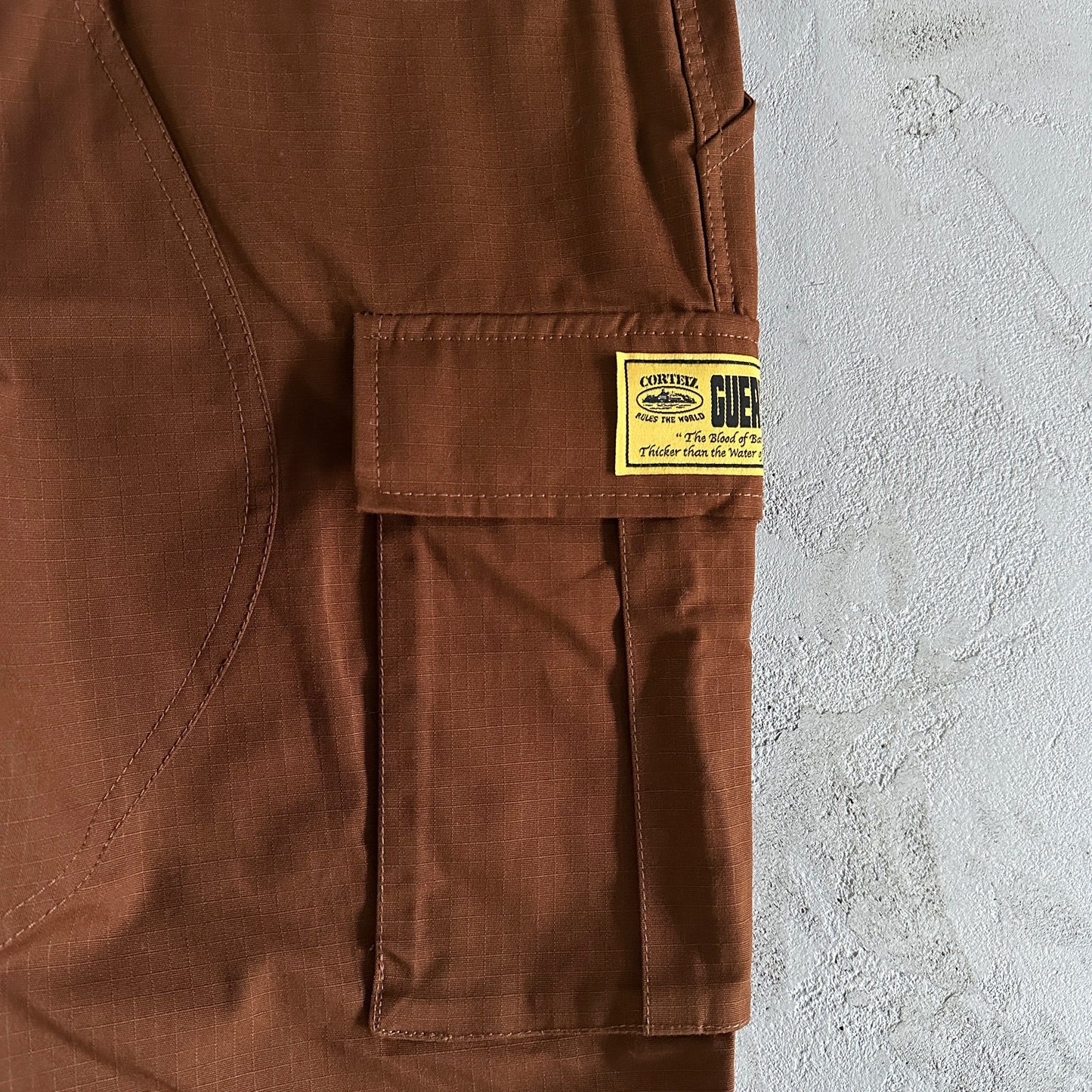 Corteiz Guerillaz Cargo Pants Brown