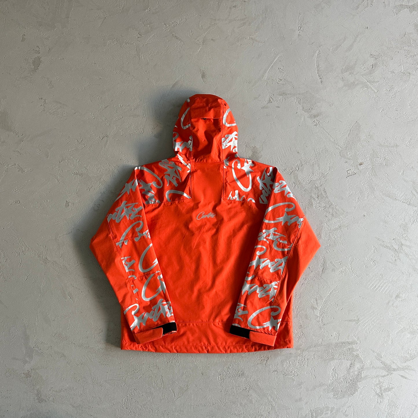 Corteiz Elitework Waterproof Shell Jacket Orange