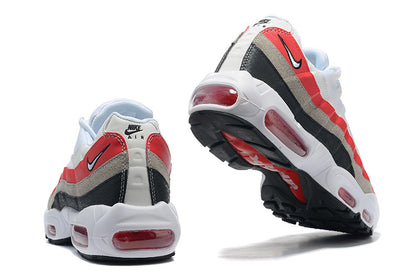 Nike Air Max 95 White Varsity Red Particle Grey