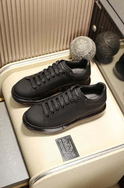 Alexander McQueen Oversized Clear Sole Triple Black