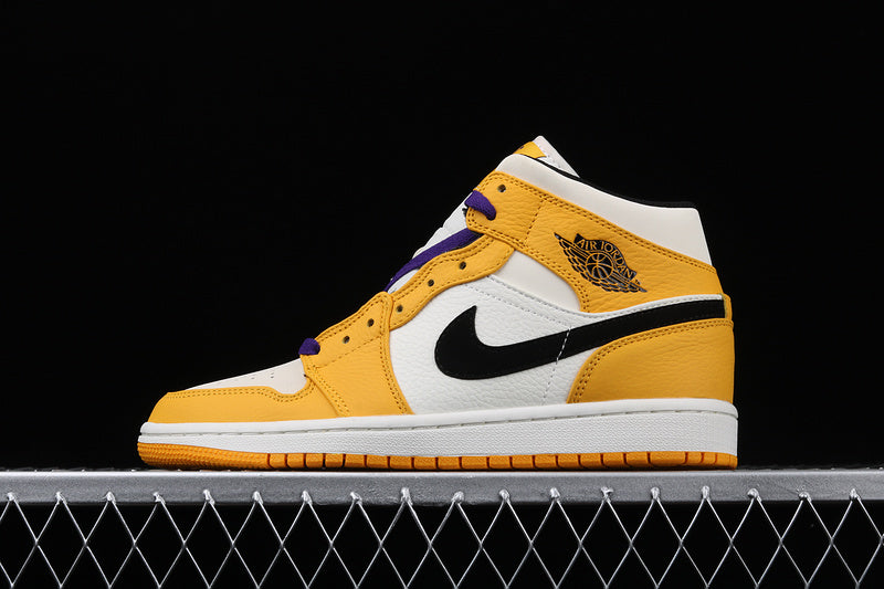 Jordan 1 Mid Lakers