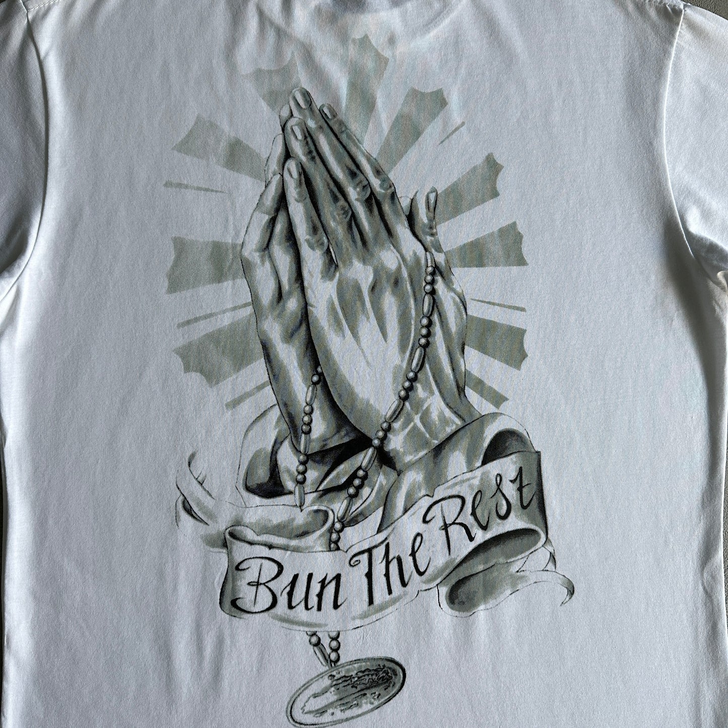 Corteiz Bun The Rest Prayer Tee White