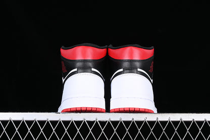 Jordan 1 Mid Gym Red Black Toe