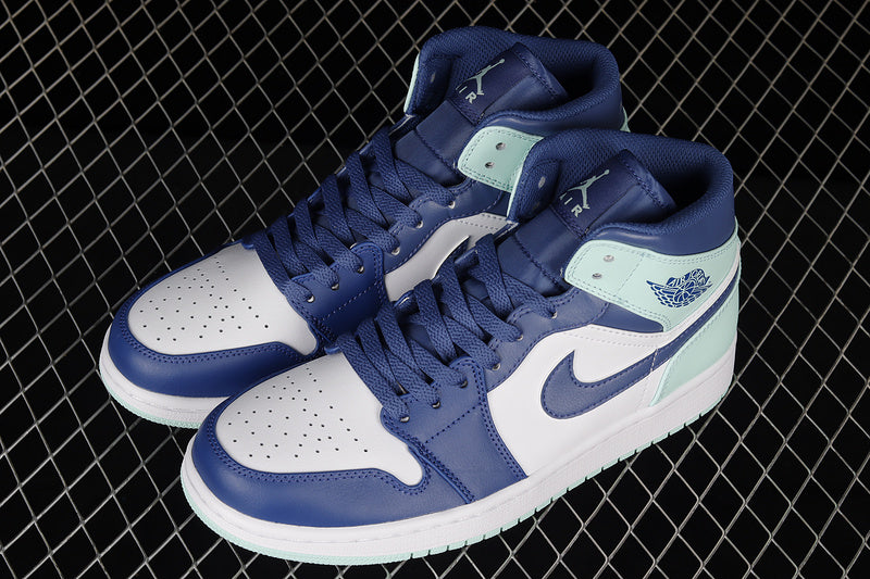 Jordan 1 Mid Mystic Navy Mint Foam