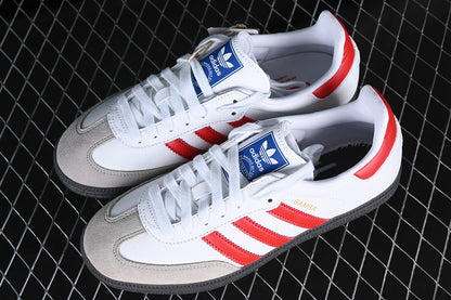 Adidas Samba White Scarlet