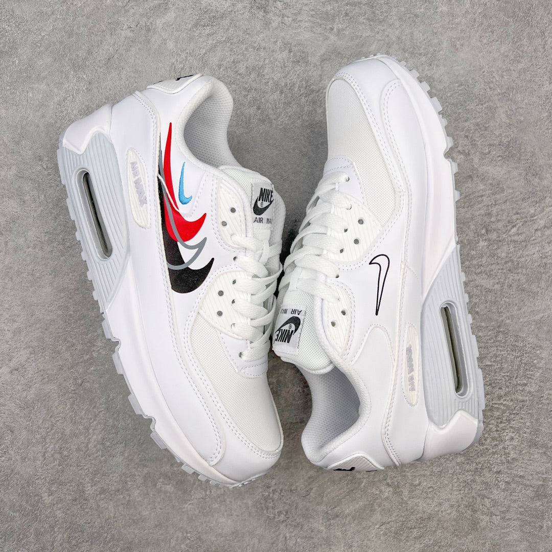 Nike Air Max 90 Multi Swoosh White