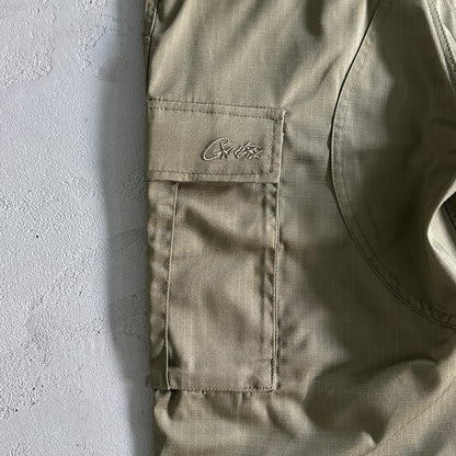 Corteiz Guerillaz Cargo Pants Tonal Khaki