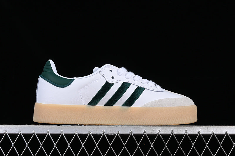 Adidas Sambarose White Collegiate Green Gum