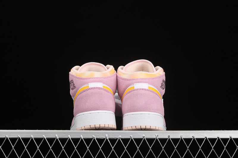 Jordan 1 Mid Arctic Pink