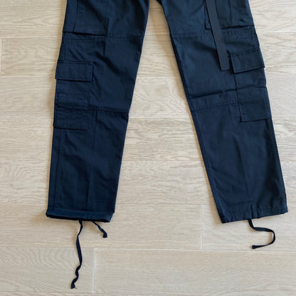 Corteiz Guerillaz Cargo Pants Black Red