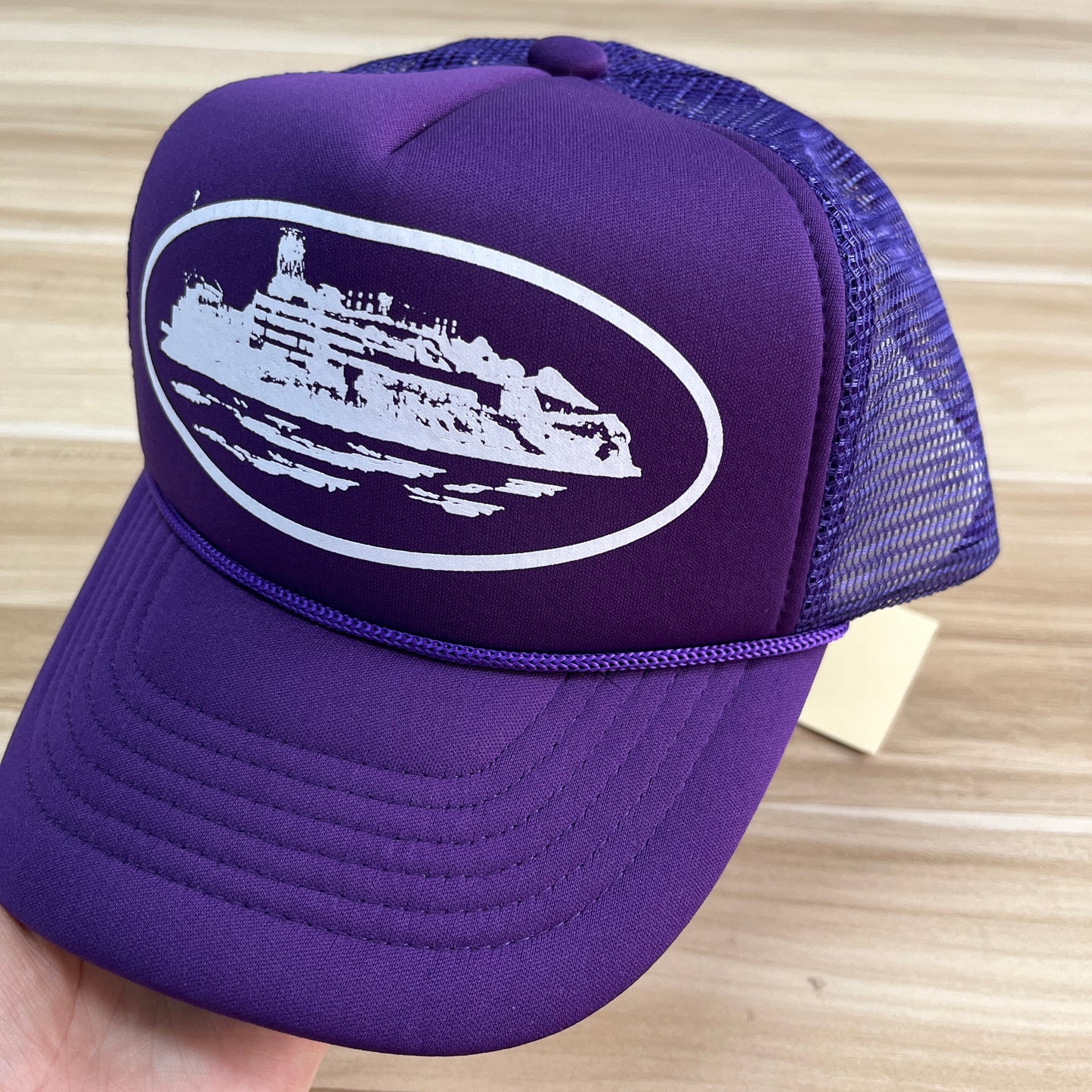 Corteiz Alcatraz Trucker Hat Purple