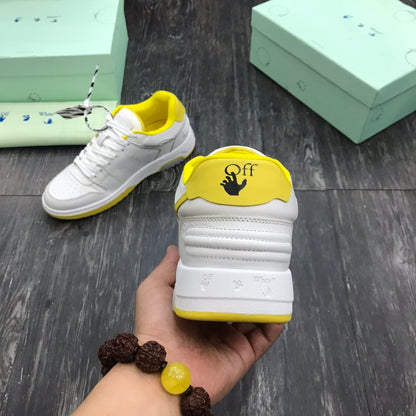 Off-White Out Of Office OOO Low Tops White Yellow