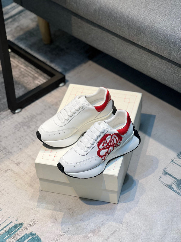 Alexander McQueen Sprint Runner White Red