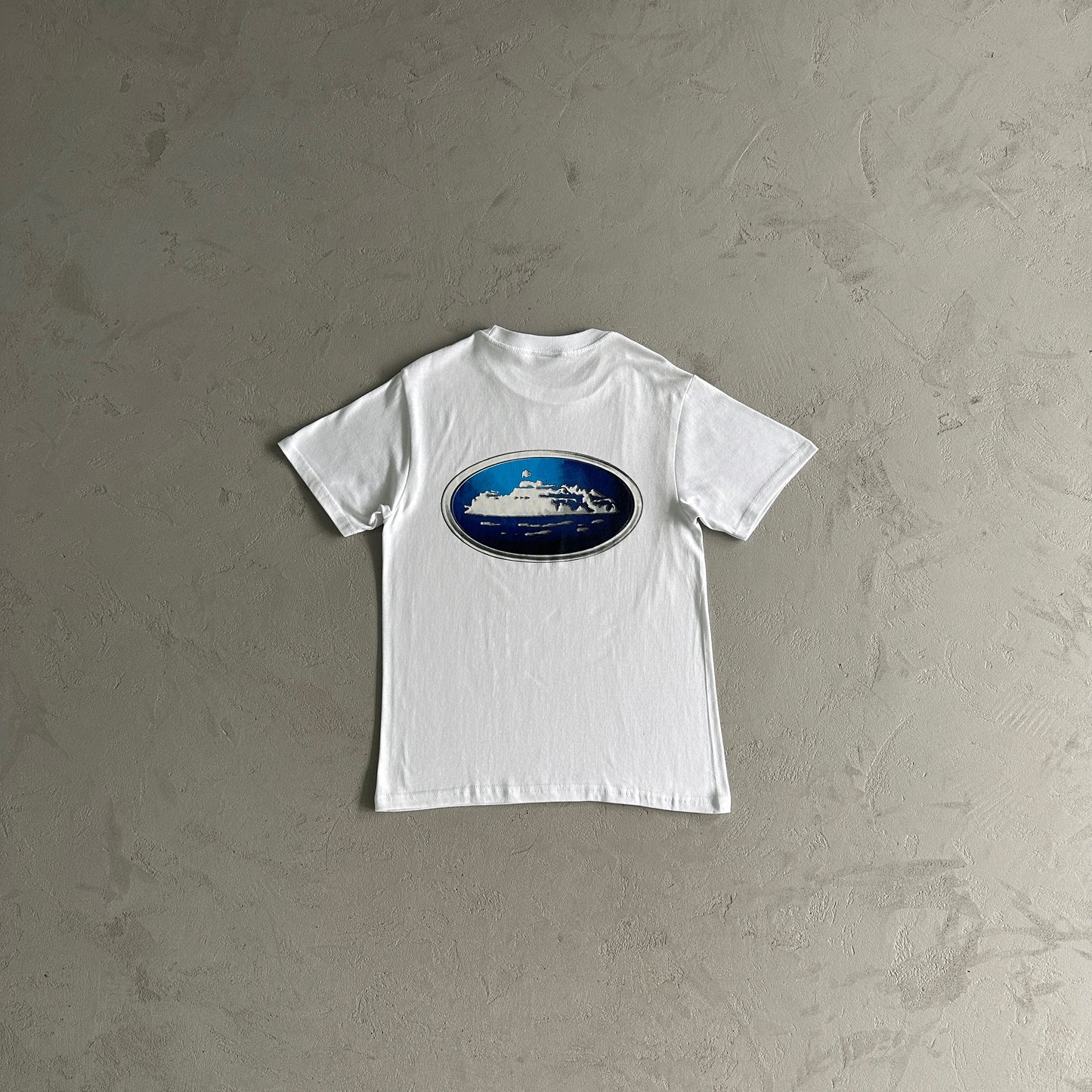 Corteiz Alcatraz World Rally Tee White