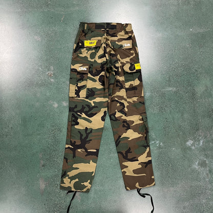 Corteiz Guerillaz Cargo Pants Woodland Camo