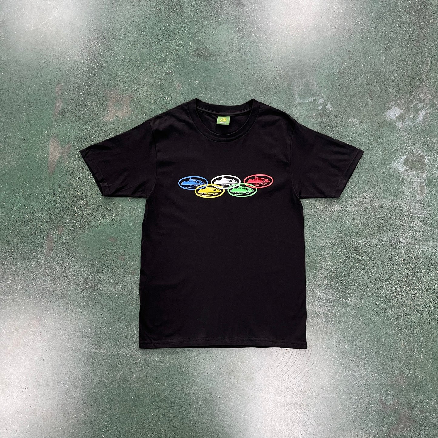 Corteiz Alcatraz Olympic Tee Black