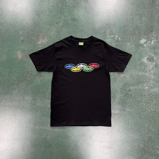 Corteiz Alcatraz Olympic Tee Black