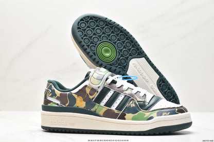 Adidas Forum 84 Low Bape 30th Anniversary Green Camo