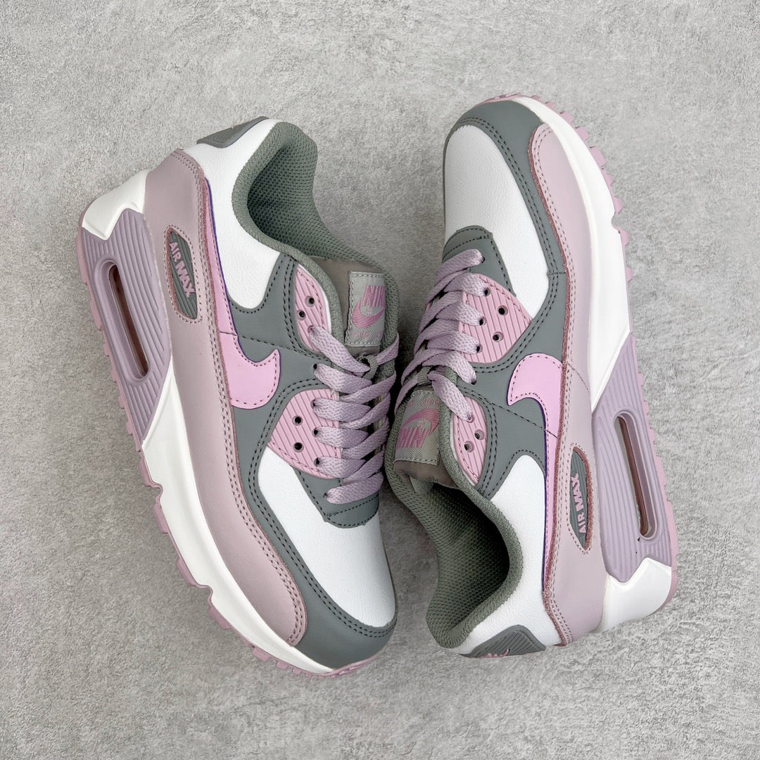 Nike Air Max 90 Leather Particle Grey Iced Lilac