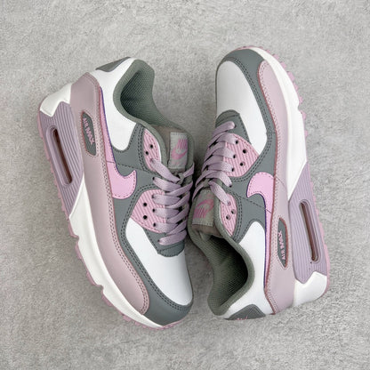 Nike Air Max 90 Leather Particle Grey Iced Lilac