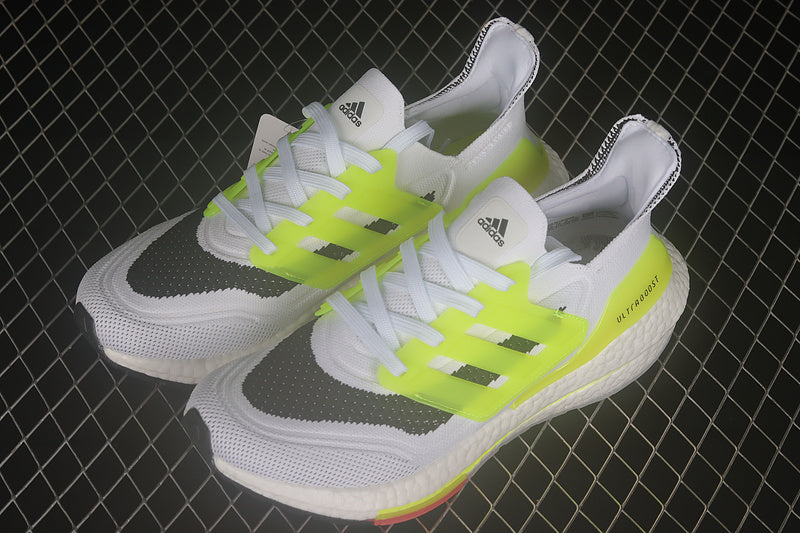 Adidas Ultra Boost 21 White Volt