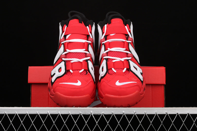 Nike Air More Uptempo University Red Black White