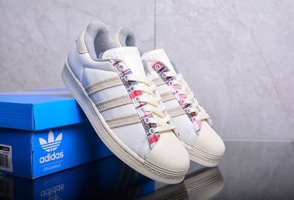 Adidas Superstar Plaid Beige