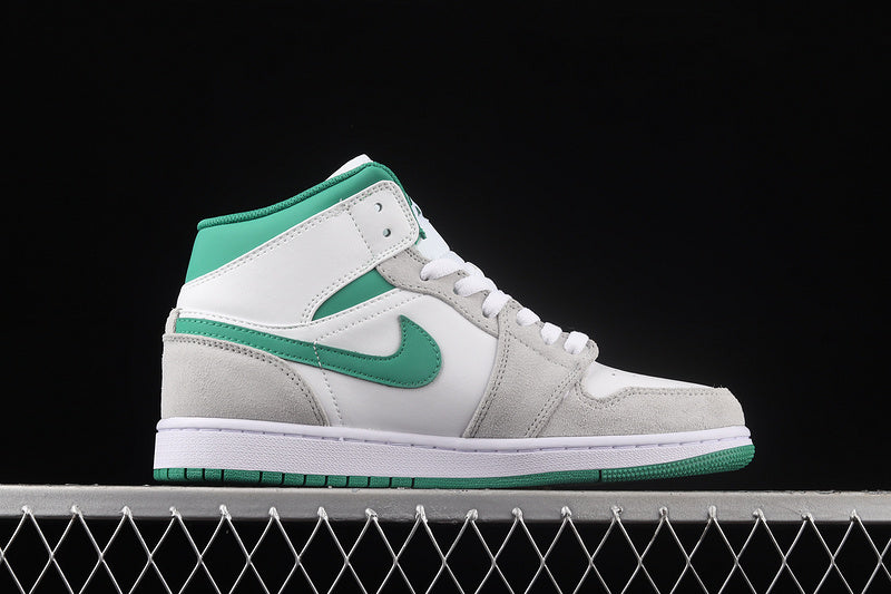 Jordan 1 Mid Grey Green