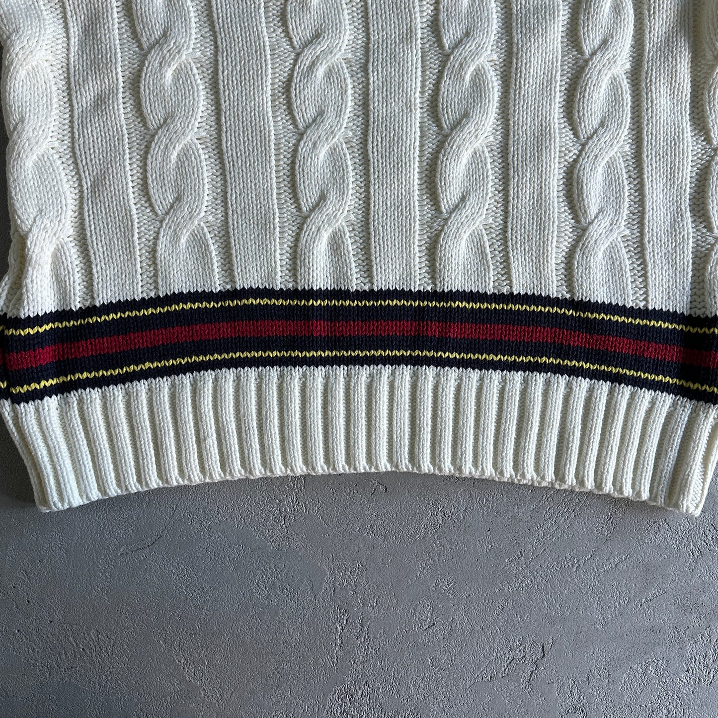 Corteiz Winbledon Knit Sweater White