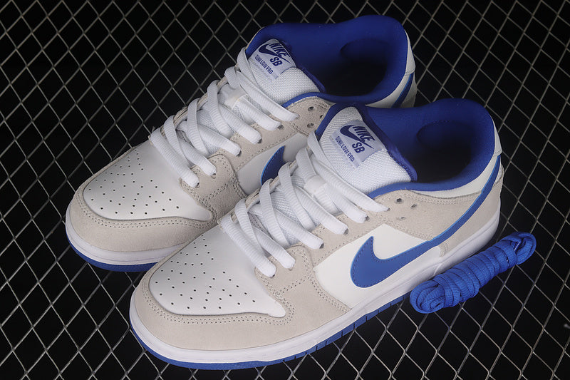 Nike SB Dunk Low Matte Silver Varsity Royal