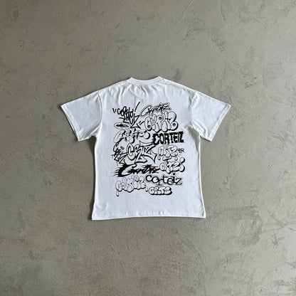 Corteiz Graffiti Tee White