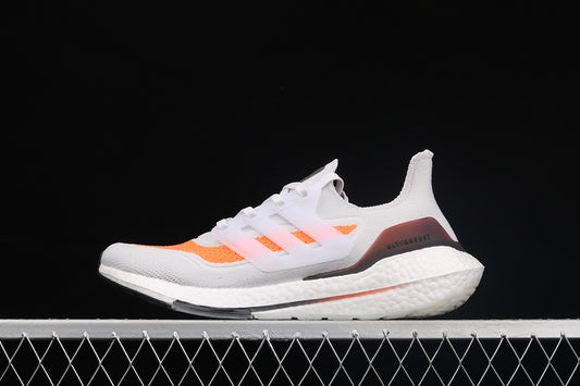 Adidas Ultra Boost 21 Dash Grey Screaming Orange