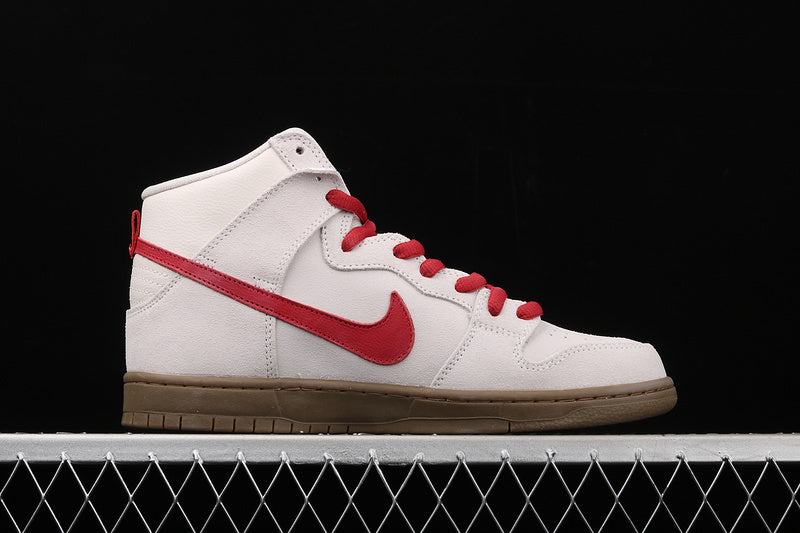 Nike SB Dunk High Pro Birch Hyper Red