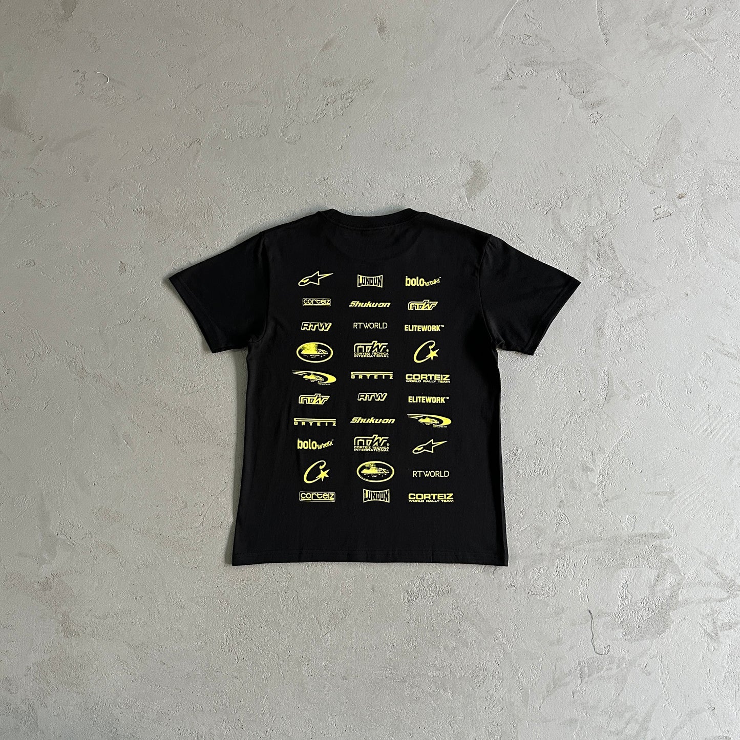 Corteiz Rally Vinylz Tee Black