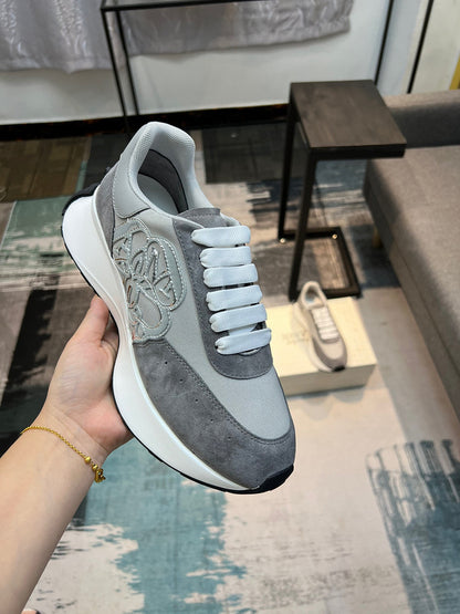 Alexander McQueen Sprint Runner Grey Silver White