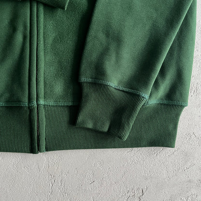 Corteiz Superior V2 Zip-Up Hoodie Forrest Green