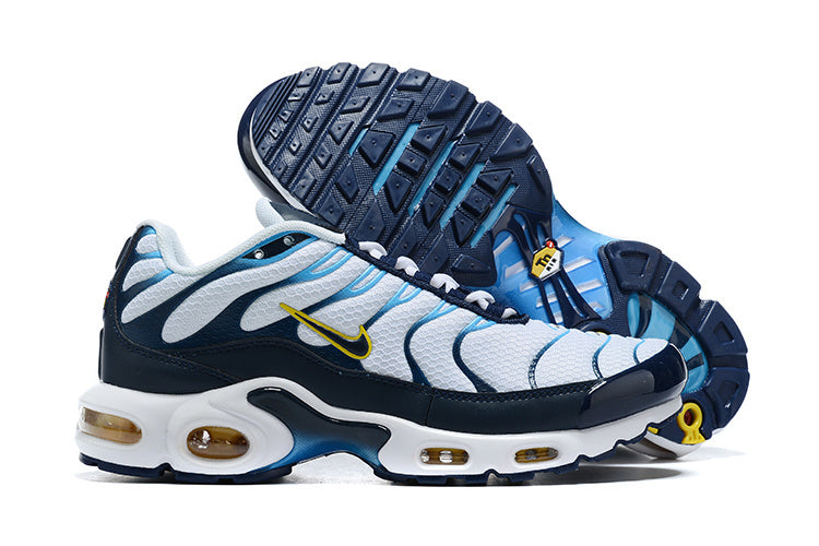 Nike Air Max Plus White Navy Gold