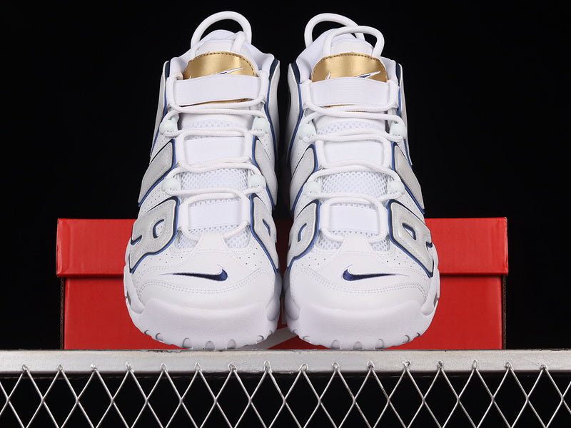 Nike Air More Uptempo White Midnight Navy