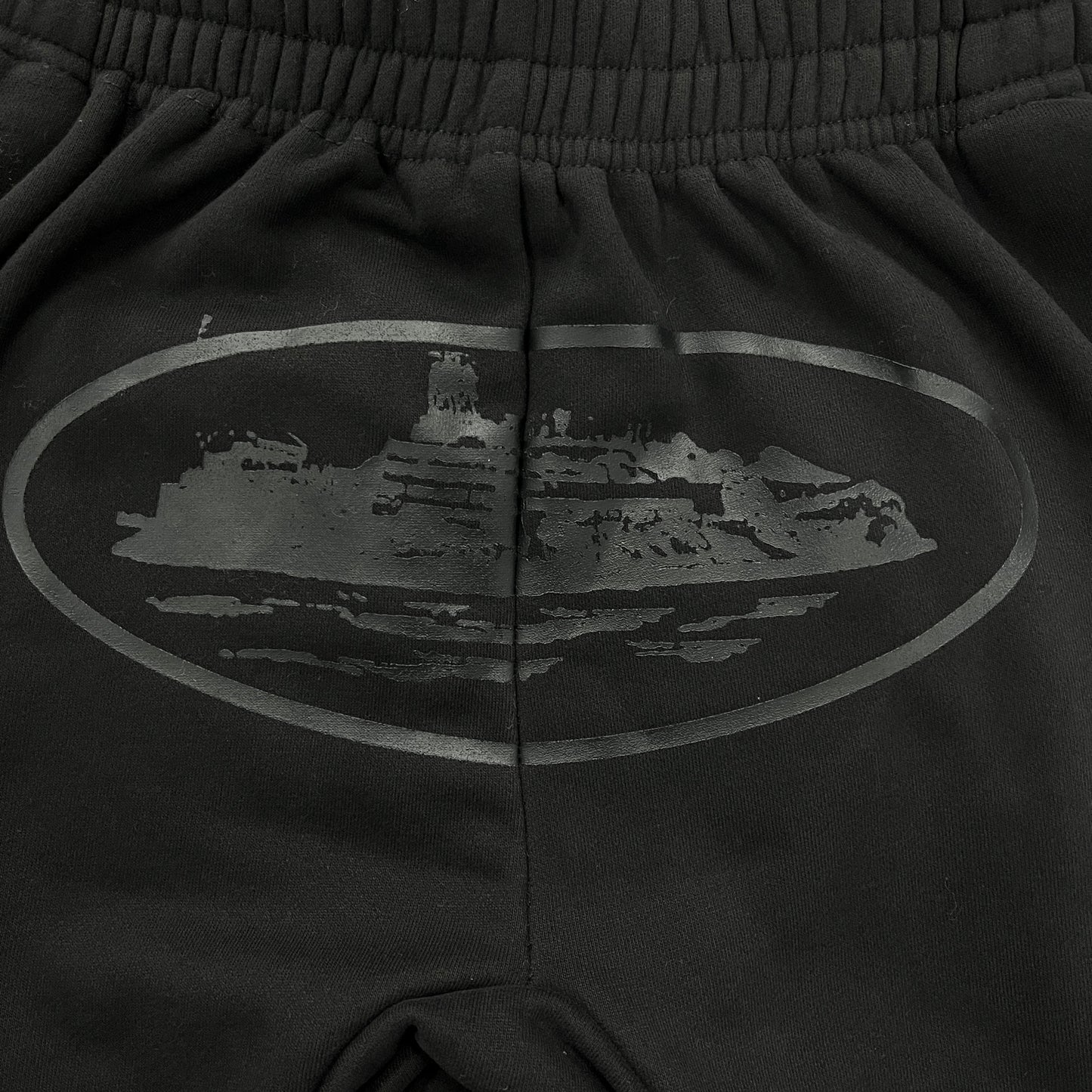 Corteiz Alcatraz Bottoms Triple Black